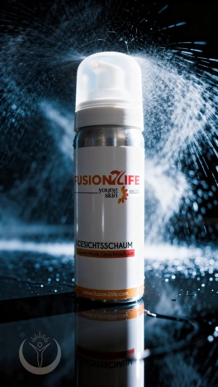 Fusion2Life Schaum vor dunklem Hintergrund