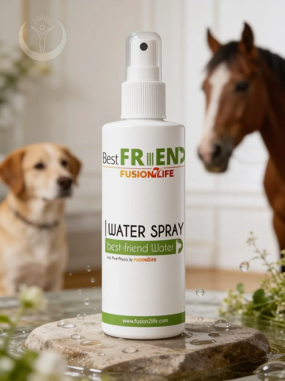 Best Friend Water Spray von Fusion2Life mit Pferd und Hund